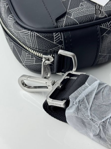 Чоловіча сумка Lacoste The Blend Small Monogram Canvas Crossbody Bag NH3650LXH45 фото