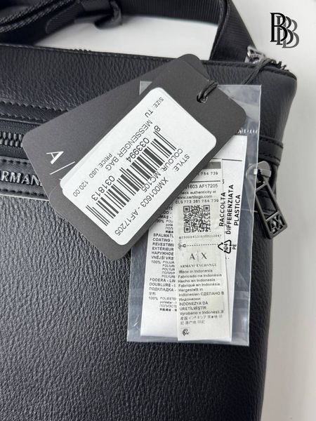 Чоловіча сумка Armani Exchange Shoulder Bag With External Pocket AF17205 фото