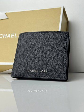 Гаманець Michael Kors Billfold Canvas Coin Wallet  36U9LCRF3B фото